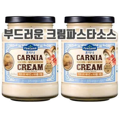 1.폰타나 카르니아 베이컨 앤 머쉬룸 크림 파스타 소스_이미지(imge)입니다.