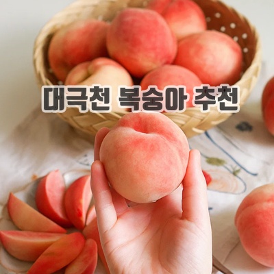 1.[초고당도] 쫀득아삭 반 납작복숭아 대극천복숭아_이미지(imge)입니다.