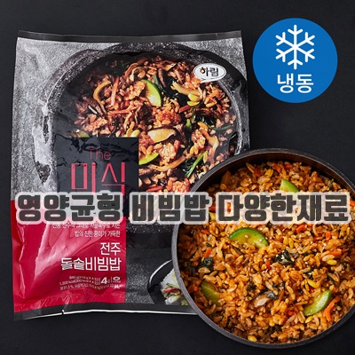 1.[로켓프레시] 더미식 전주 돌솥비빔밥 4개입 (냉동), 210g, 4개_이미지(imge)입니다.