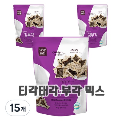 1.티각태각 속초 바삭고소 김부각, 60g, 15개_이미지(imge)입니다.