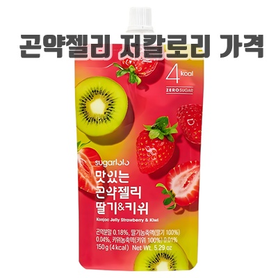 1.인테이크 슈가로로 맛있는 곤약젤리 블렌딩 2종 혼합세트 (각 10개), 150g, 40개_이미지(imge)입니다.