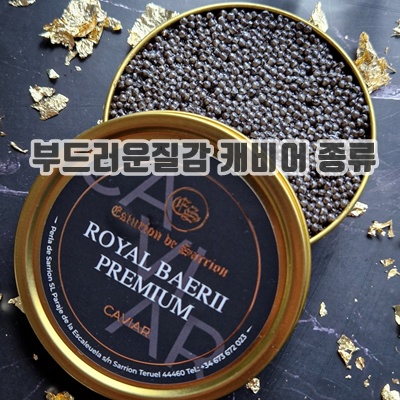 1.스페인 철갑상어알 로얄바에리 블랙 캐비어, 1개, 30g_이미지(imge)입니다.